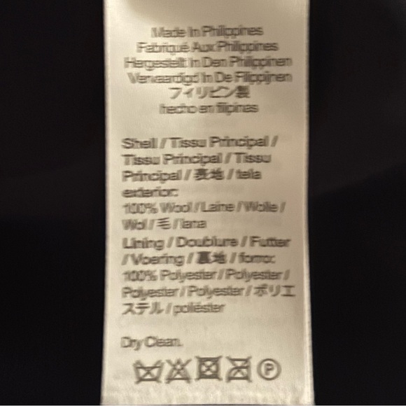 J CREW Parke Pinstripe Blazer sz 14 Moon English Wool Academia Classic Dark Gray - Picture 12 of 15